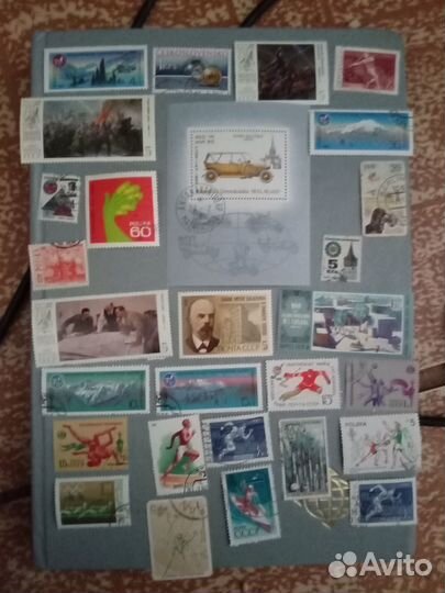 Заполненный альбом с марками СССР