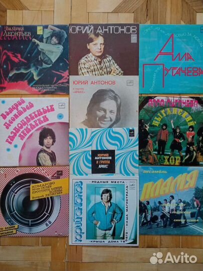 Советская и зарубежная эстрада винил 7 дюймов