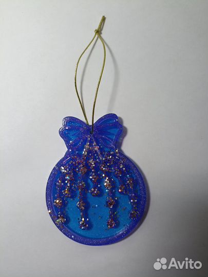 Елочные игрушки, ручная работа