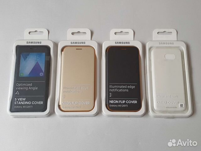 Чехлы на Samsung A5(2017) оригинал новые
