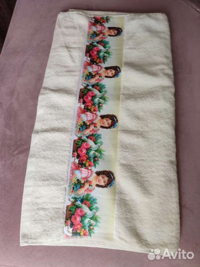 Махровое банное полотенце 70*140см