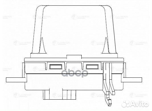 Резистор мотора печки VW Touareg (02) /Audi Q7