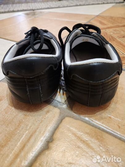 Кеды кожаные спортивные