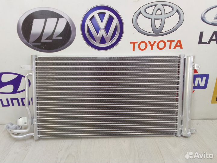 Радиатор кондиционера Volkswagen polo 5