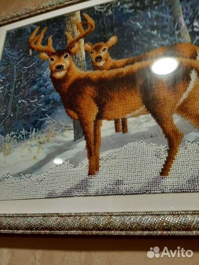 Иконы и картины вышитые бисером