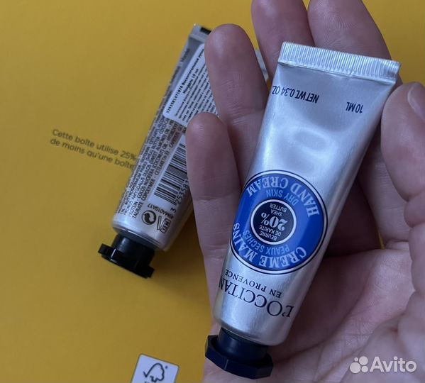 Loccitane крем для рук 10 мл карите миндаль