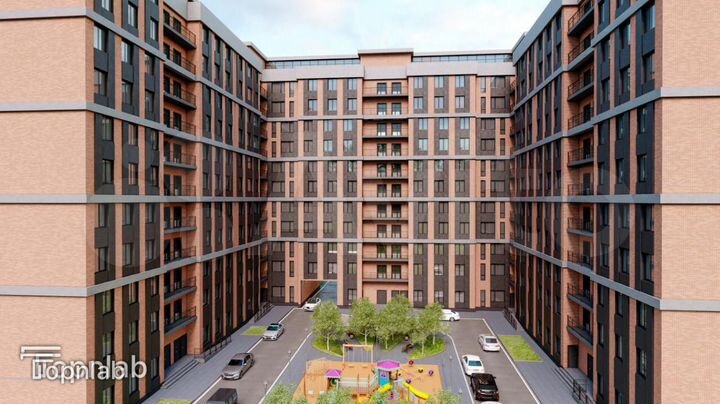 2-к. квартира, 77,2 м², 9/12 эт.