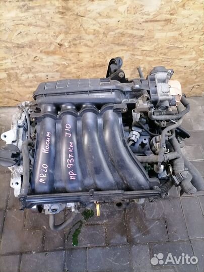 Двигатель MR20DE Nissan Qashqai J10 2.0 93 т.км