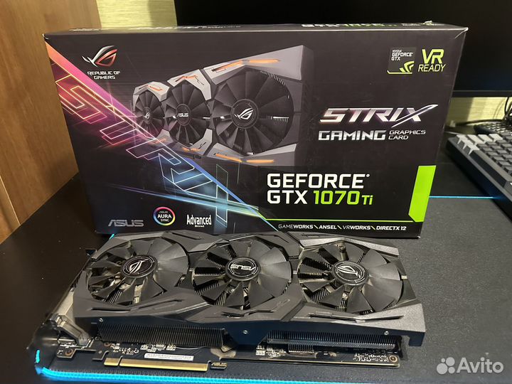 Видеокарта GTX 1070 ti 8gb