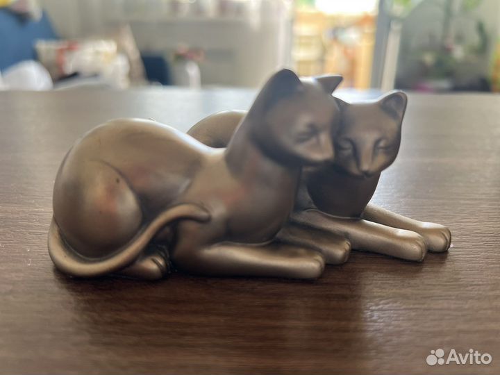 Бронзовые котята статуэтки