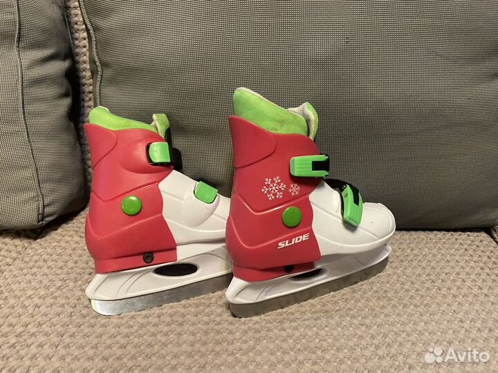 Коньки раздвижные 29/34,ролики