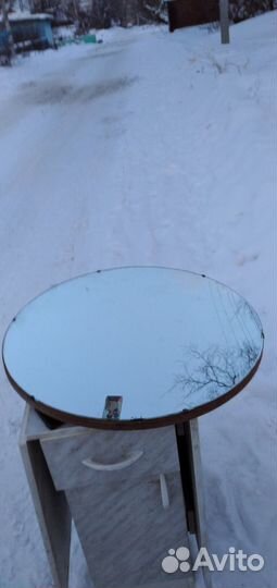 Зеркало,вышитая картина времен СССР