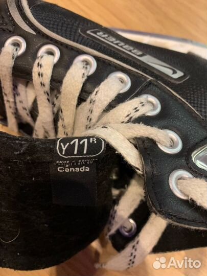 Хоккейные коньки bauer 29,5 размер