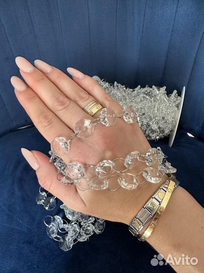 Хрустальные шторы 10 метров