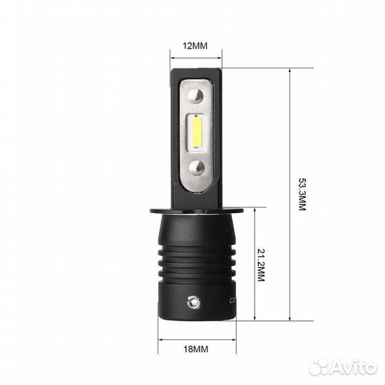 Optima LED qvant светодиодные H3