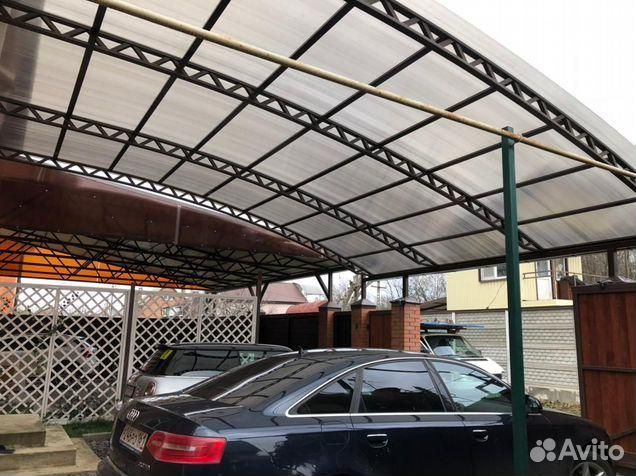 Навесы из поликарбоната под ключ