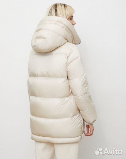 Пуховик Lila молочный