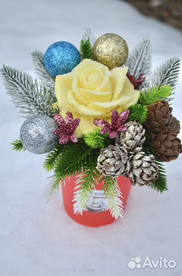 Новогодние подарки из мыла