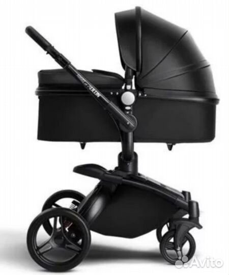 Коляска 2 в 1 эко кожа