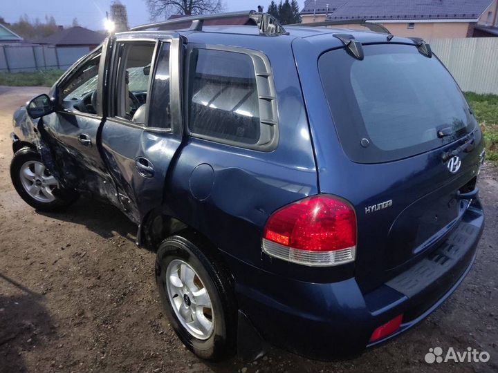 Hyundai Santa Fe 2.7 AT, 2008, битый, 186 000 км