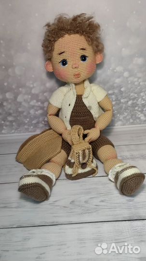 Кукла ручная работа, мальчик