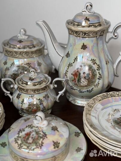 Чайный сервиз антиквариат ГДР