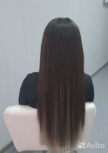 Афро наращивание волос. Скрытое окрашивание