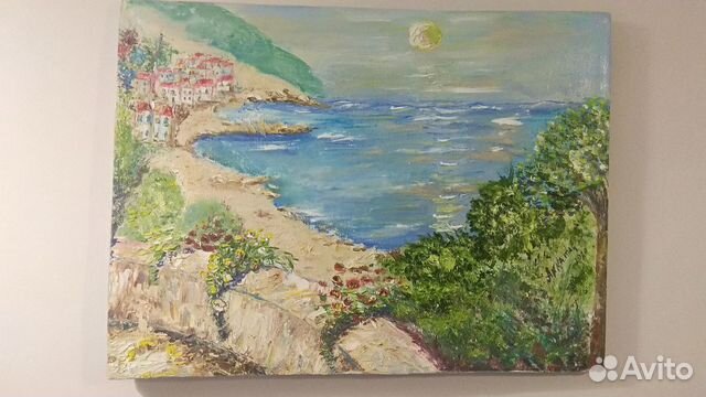 Картина маслом холст на подрамнике