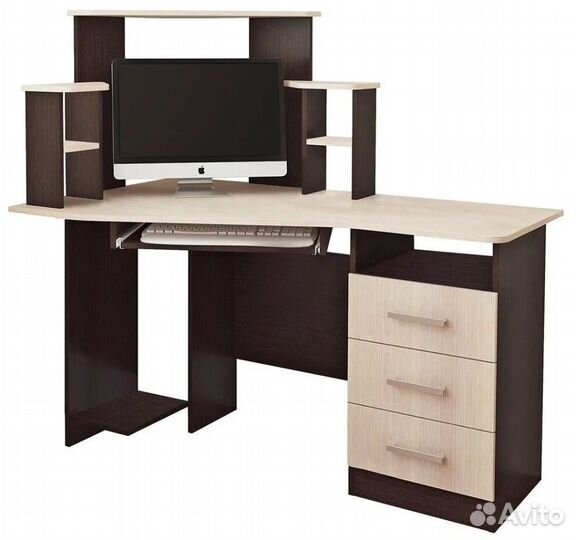 Компьютерный стол Каспер Венге Лоредо 130х130х80