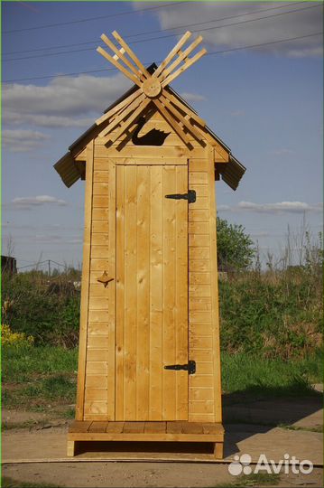 Уличный туалет с установкой