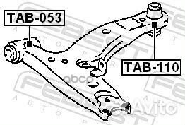 Сайленблок задний переднего рычага (toyota coro