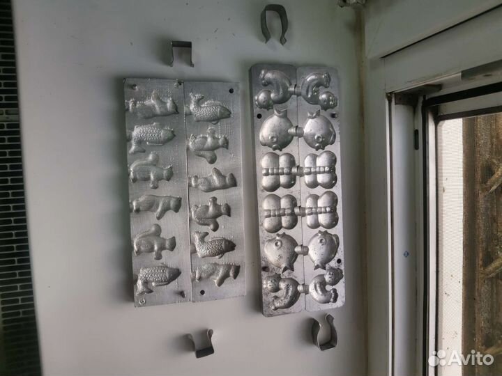 Форма для леденцов времен СССР 2 штуки