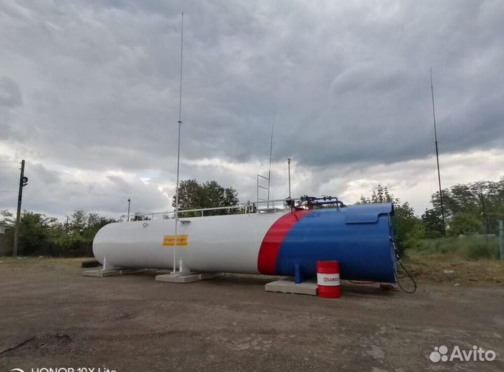 Контейнерная АЗС для заправки своей техники