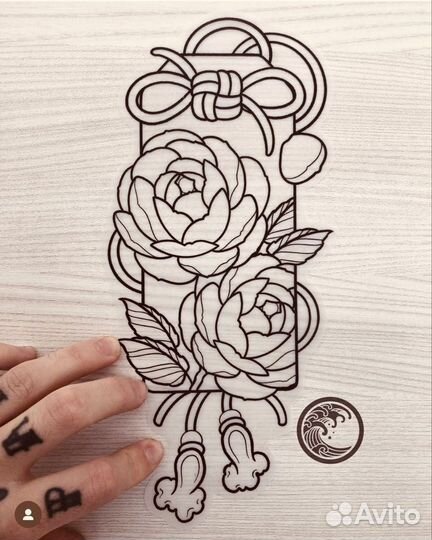 Модель на тату за расходники Москва