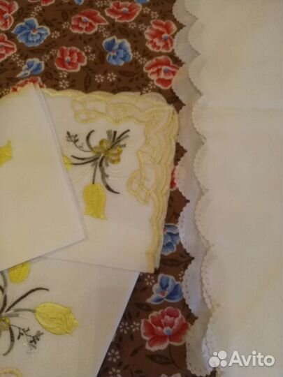 Скатерти- современная и льняная СССР