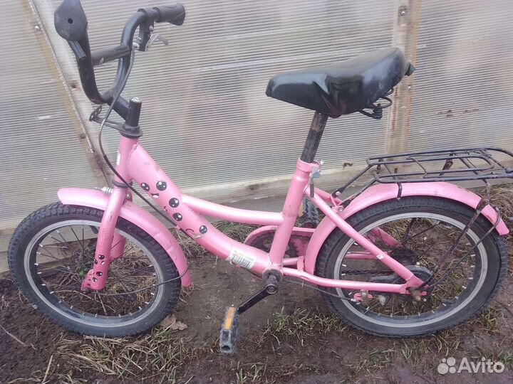 Велосипед для девочки до 6 лет