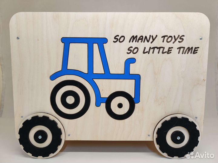 Деревянный ящик для игрушек