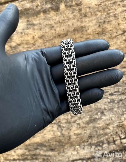 Серебряный браслет император новый 925 пробы