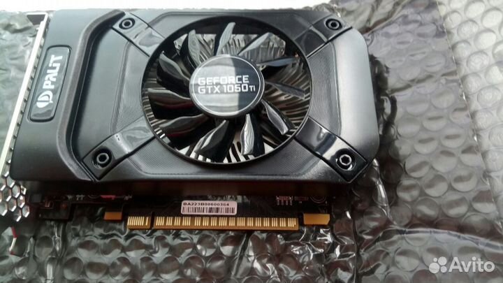 Видеокарта Geforce GTX 1050ti Palit StormX