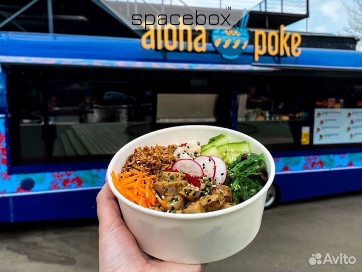 Фудтрак, Торговый павильон