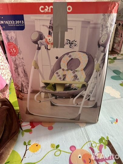 Электро качели детские