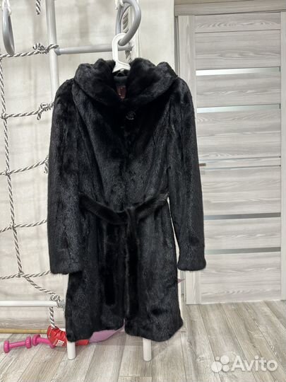 Шуба норковая 42 44 90 см