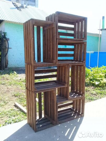 Ящики деревянные для декора