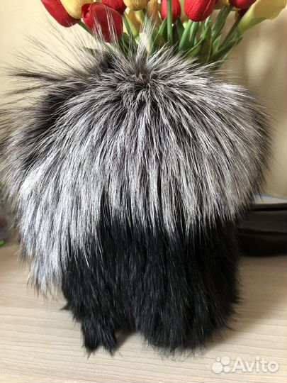 Шапка зимняя норковая женская