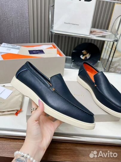 Слипоны Santoni