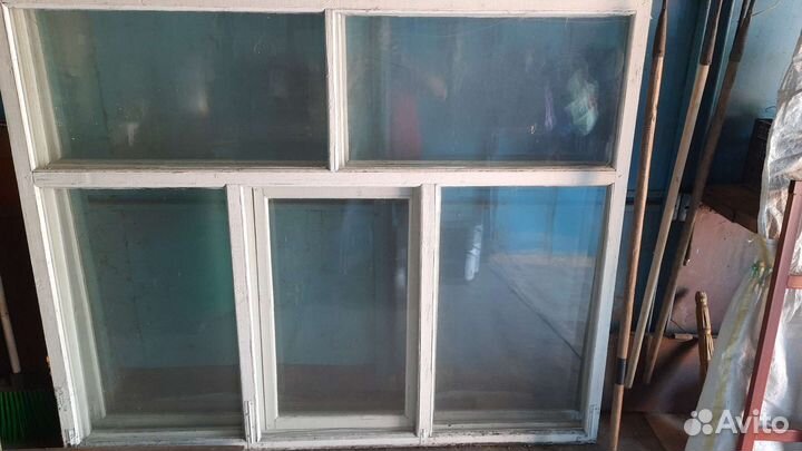 Окна лоджия деревянные бу