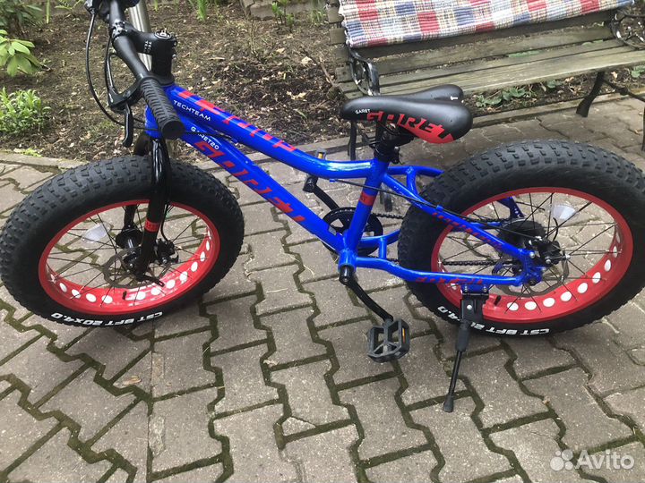 Велосипед TechTeam Garet 20x12 сине-красный