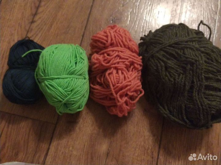 Foam, пластичная замша, пряжа