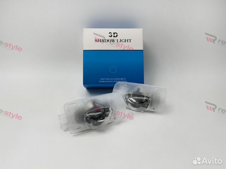 Проекция логотипа Toyota Camry на двери Тип 3