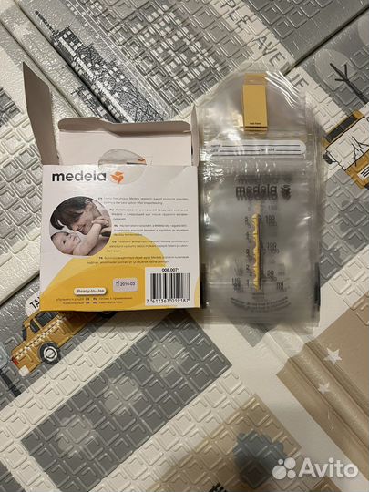 Пакеты для грудного молока medela